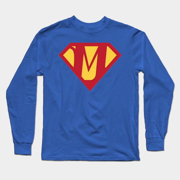 Letter M Long Sleeve T-Shirt by Ryan